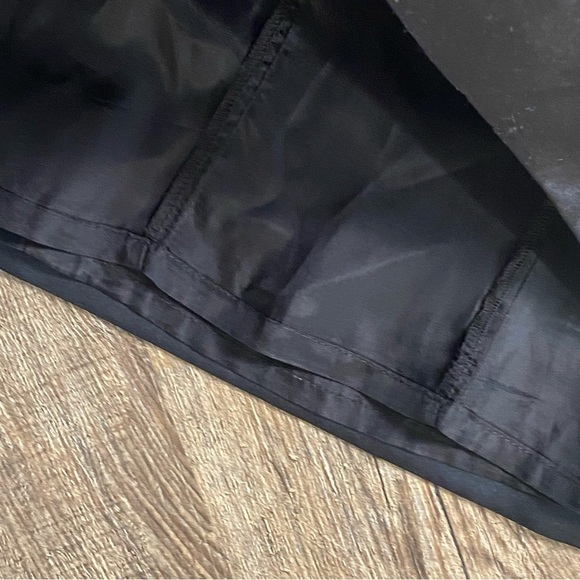 Alex Evenings Dress Women 12 Black Acetate Sleeveless Knee Length Formal Sheath - Picture 12 of 14